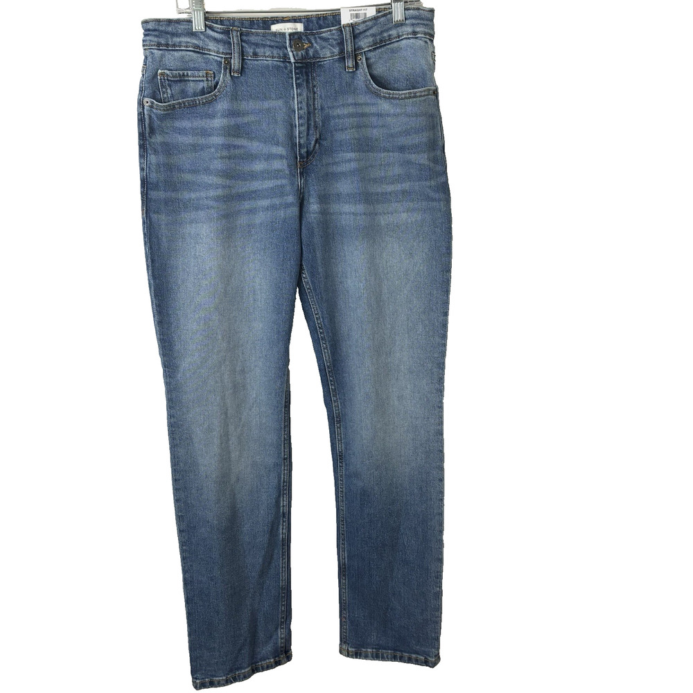 Sun + Stone NWT Women's Straight Fit High Rise Jeans Size 33